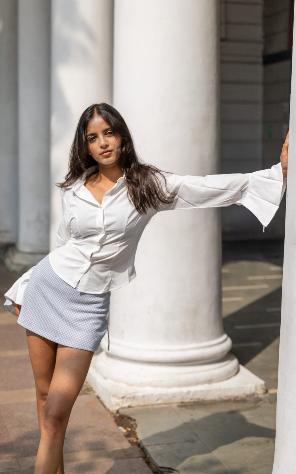 Portrait photography featuring Arushi Sharma by nerdyphotographer.in, Delhi